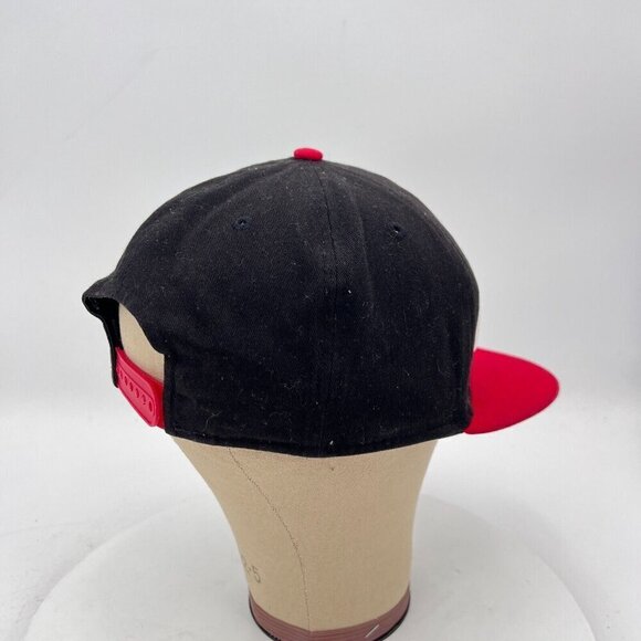 Chicago Bulls New Era Fits Hardwood Classic NBA Black Red Snapback Hat - Picture 6 of 13